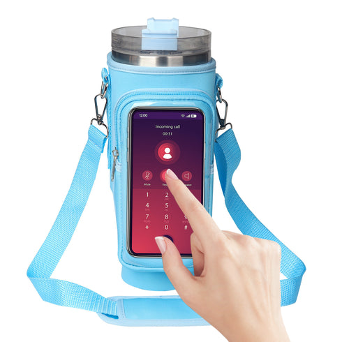 40oz Cup Cover Transparent Touch Screen tumbler cover Neoprene kitchen gadgets